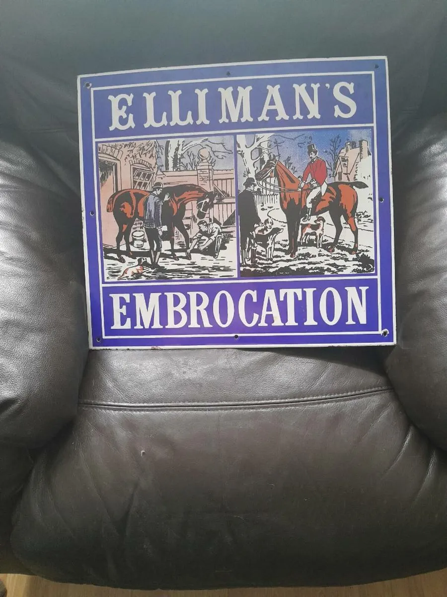 Vintage enamel sign - Image 3