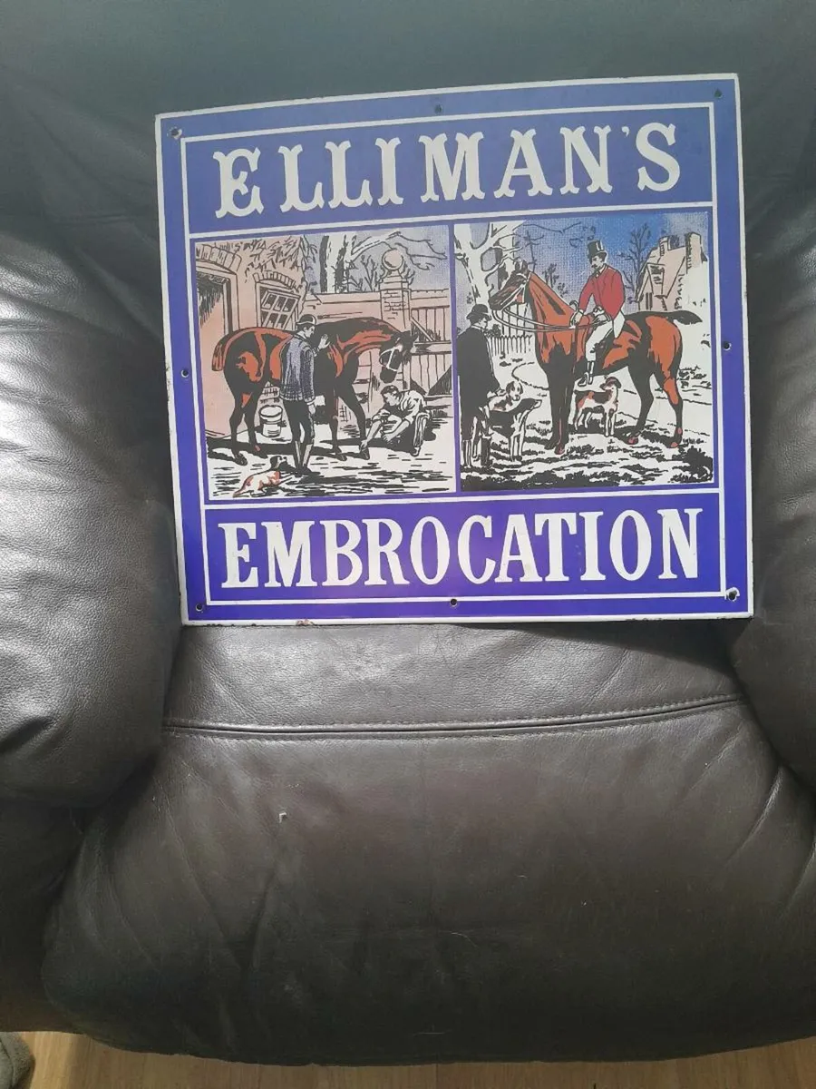 Vintage enamel sign - Image 4