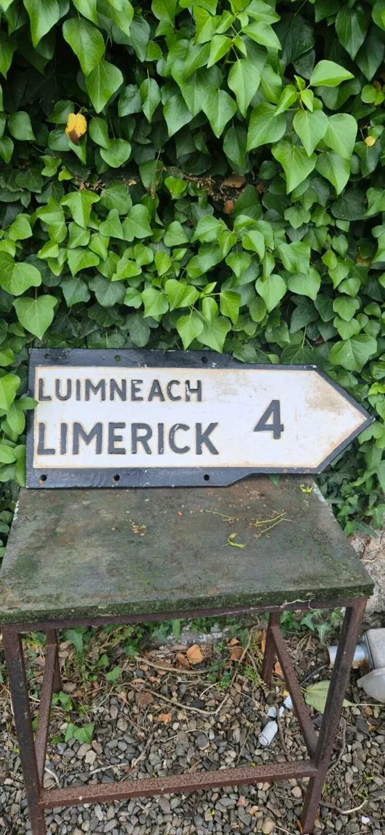Original old road sign for sale - Image 1