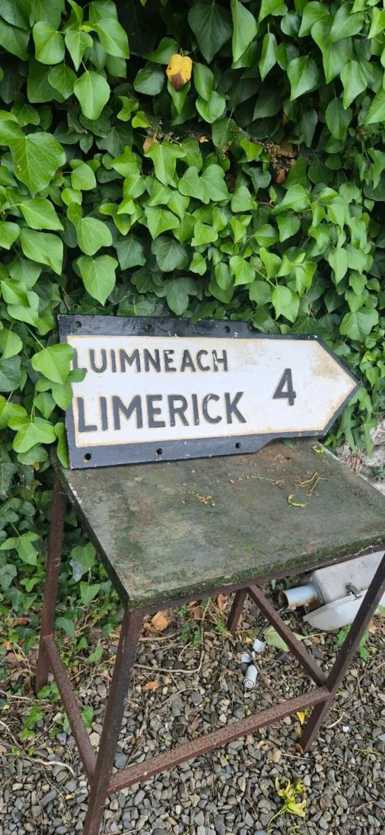 Original old road sign for sale - Image 2