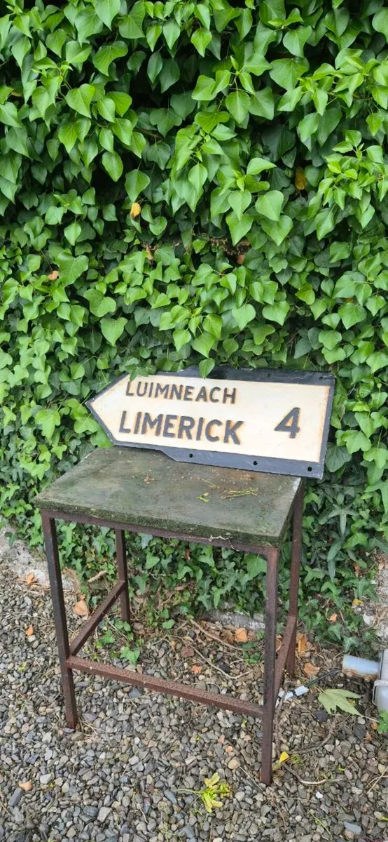 Original old road sign for sale - Image 4