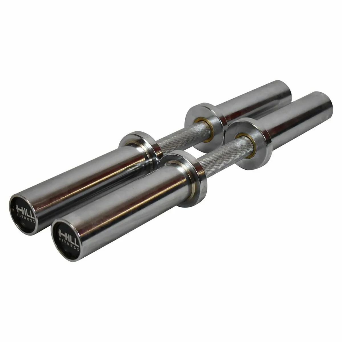 Olympic Dumbbell Handle Pair with Spring Collars - Image 1