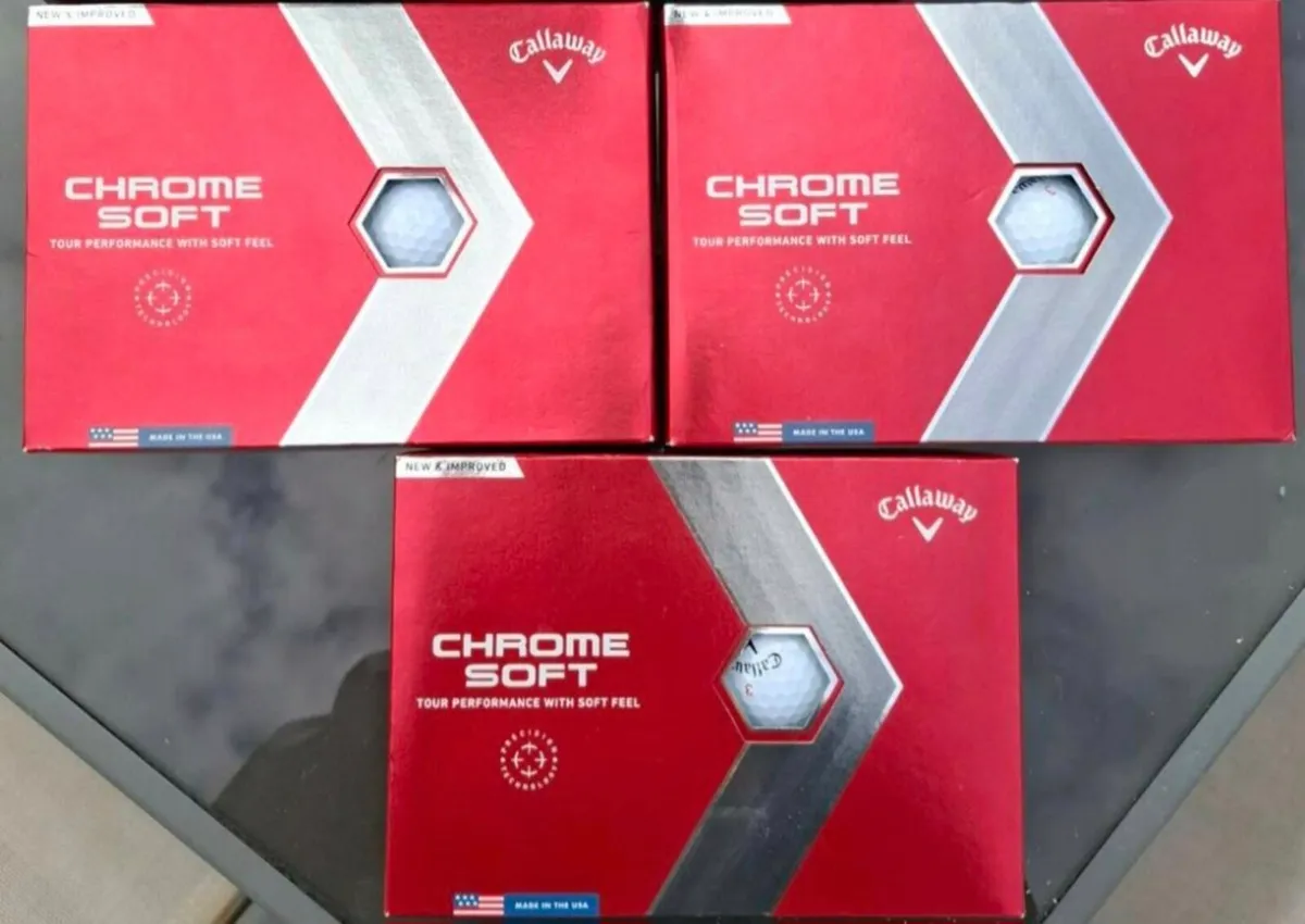 3 DOZEN CALLAWAY CHROMESOFT