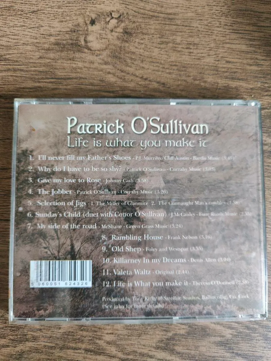 Patrick o Sullivan - Life is what you make it - Image 2