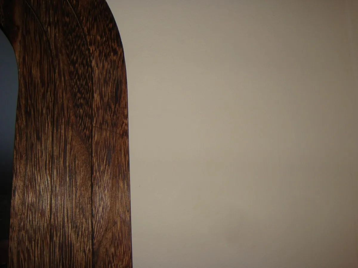 Wooden arch mirror 76x106cm - Image 3
