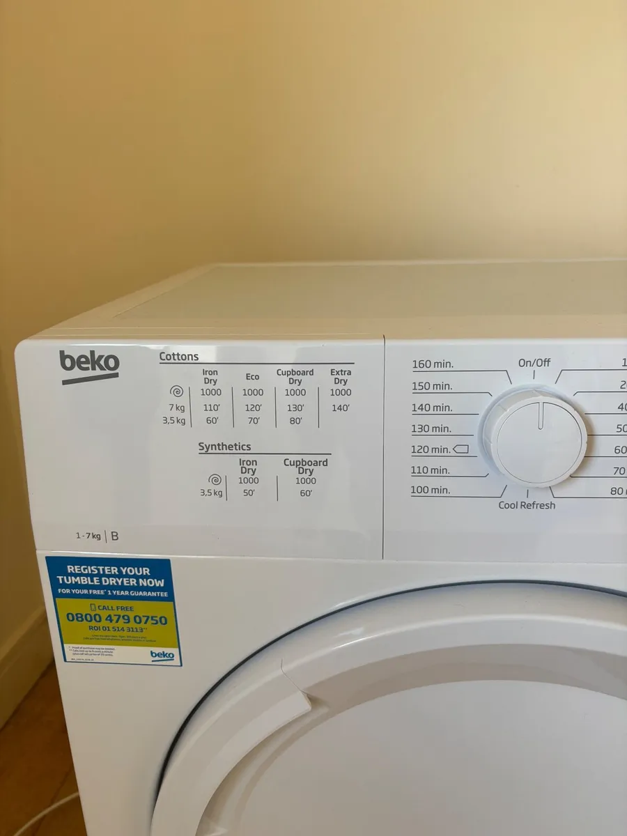 Beko 7kg condenser Dryer - Image 2