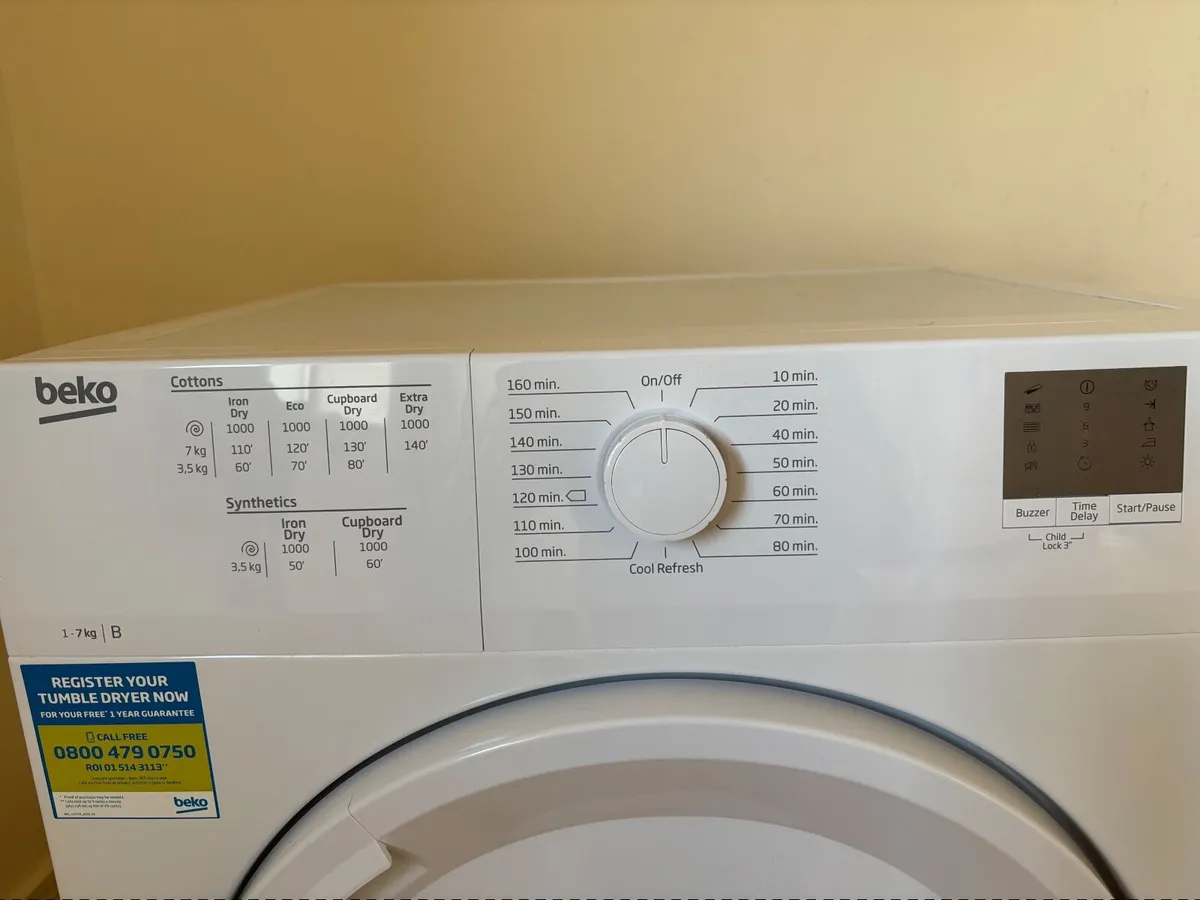 Beko 7kg condenser Dryer - Image 3