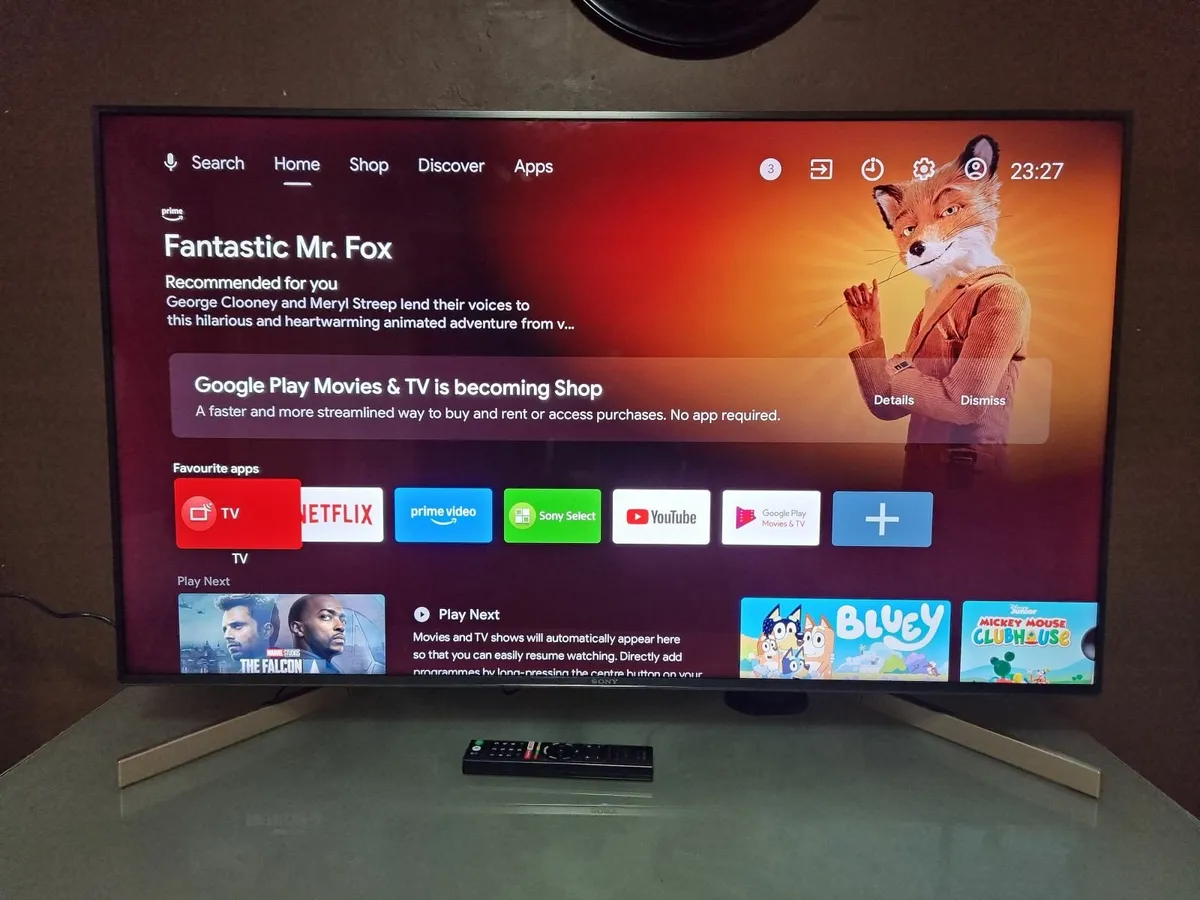 49" Sony 4K Ultra HD HDR Android Smart LED TV - Image 1