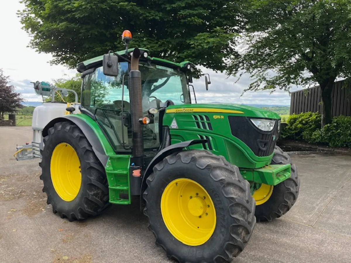2013 John Deere 6115R with TLS suspension 4wd - Image 1