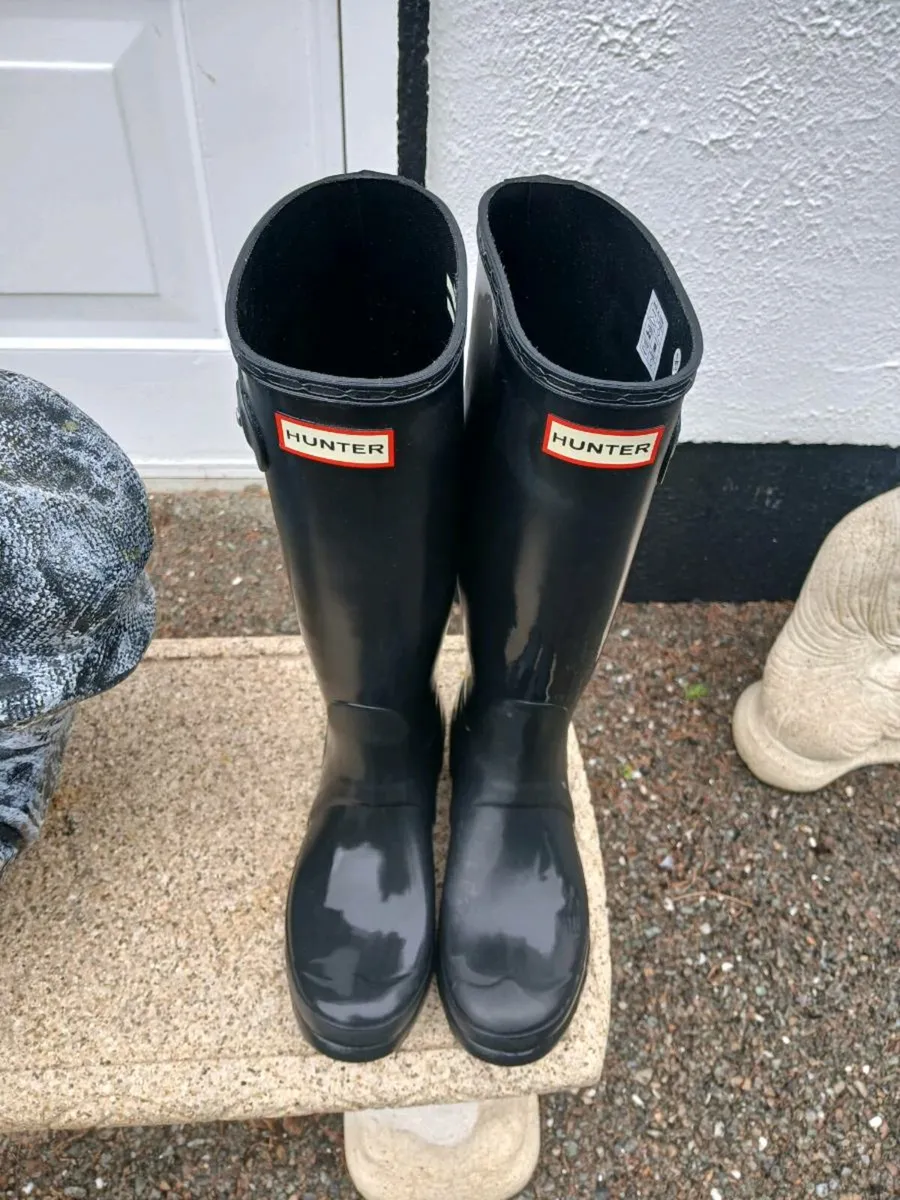 Hunter Wellington Boots - Image 1