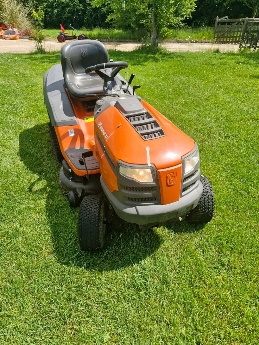 Husqvarna ride on mower Delivery available - Image 2