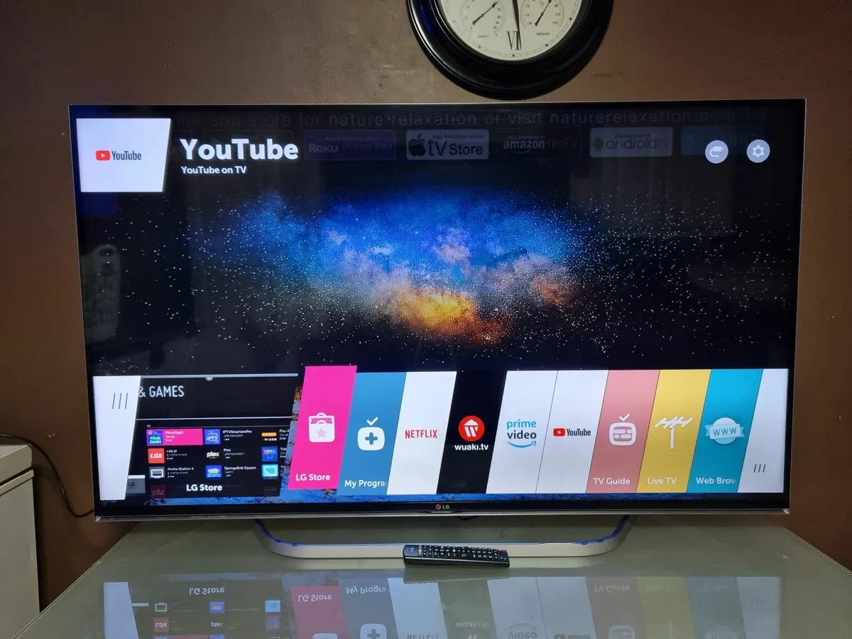 55" LG WebOs Freeview HD Smart 3D LED TV - Image 1
