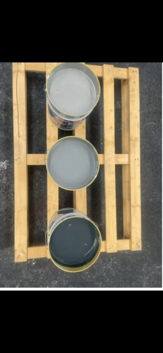 Gray, red , blue ,garage floor paints - Image 1