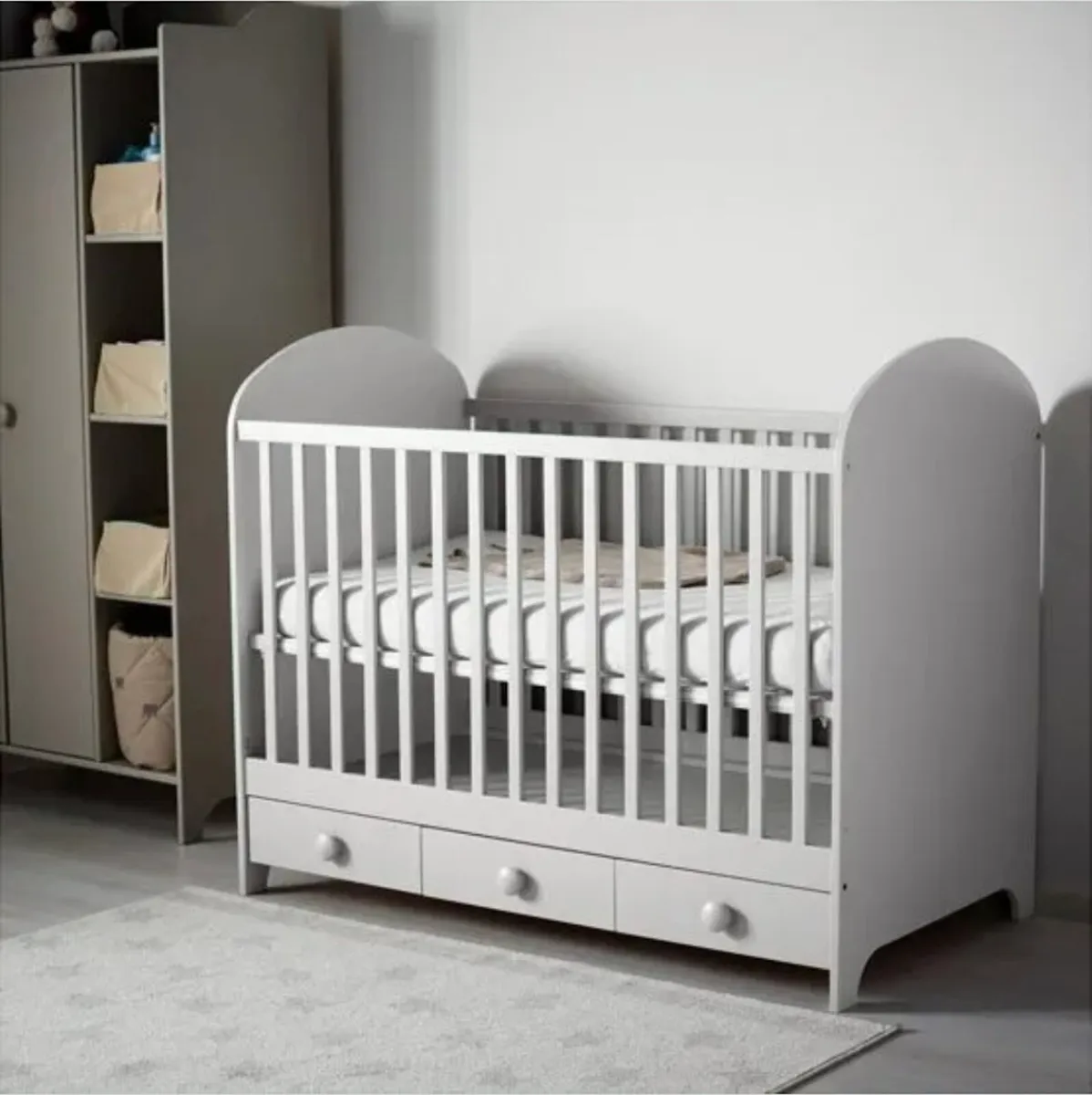 Cot bed with drawers - IKEA Gonatt - Image 1