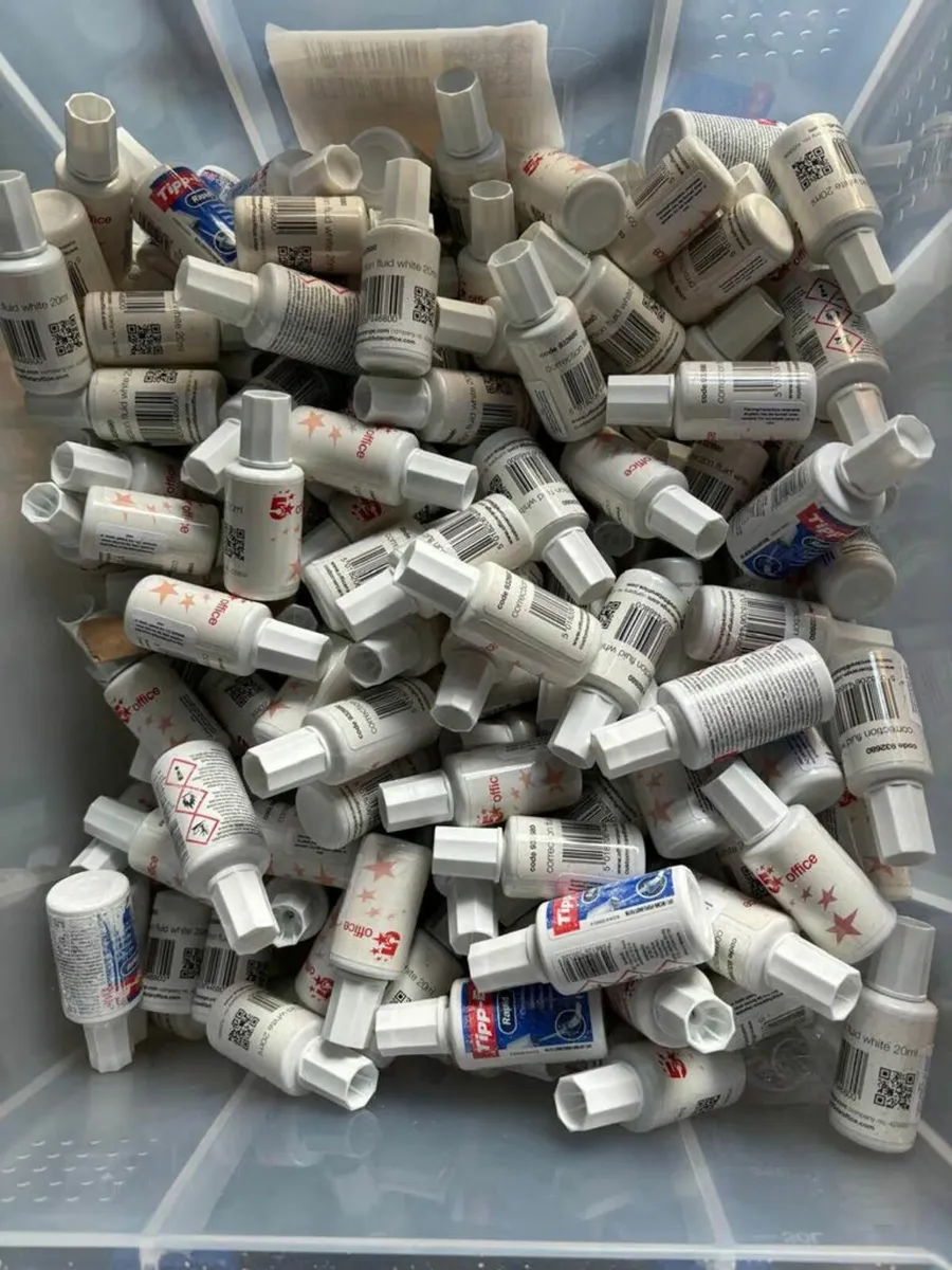 Approx 200 Tippex style correction fluids - £40