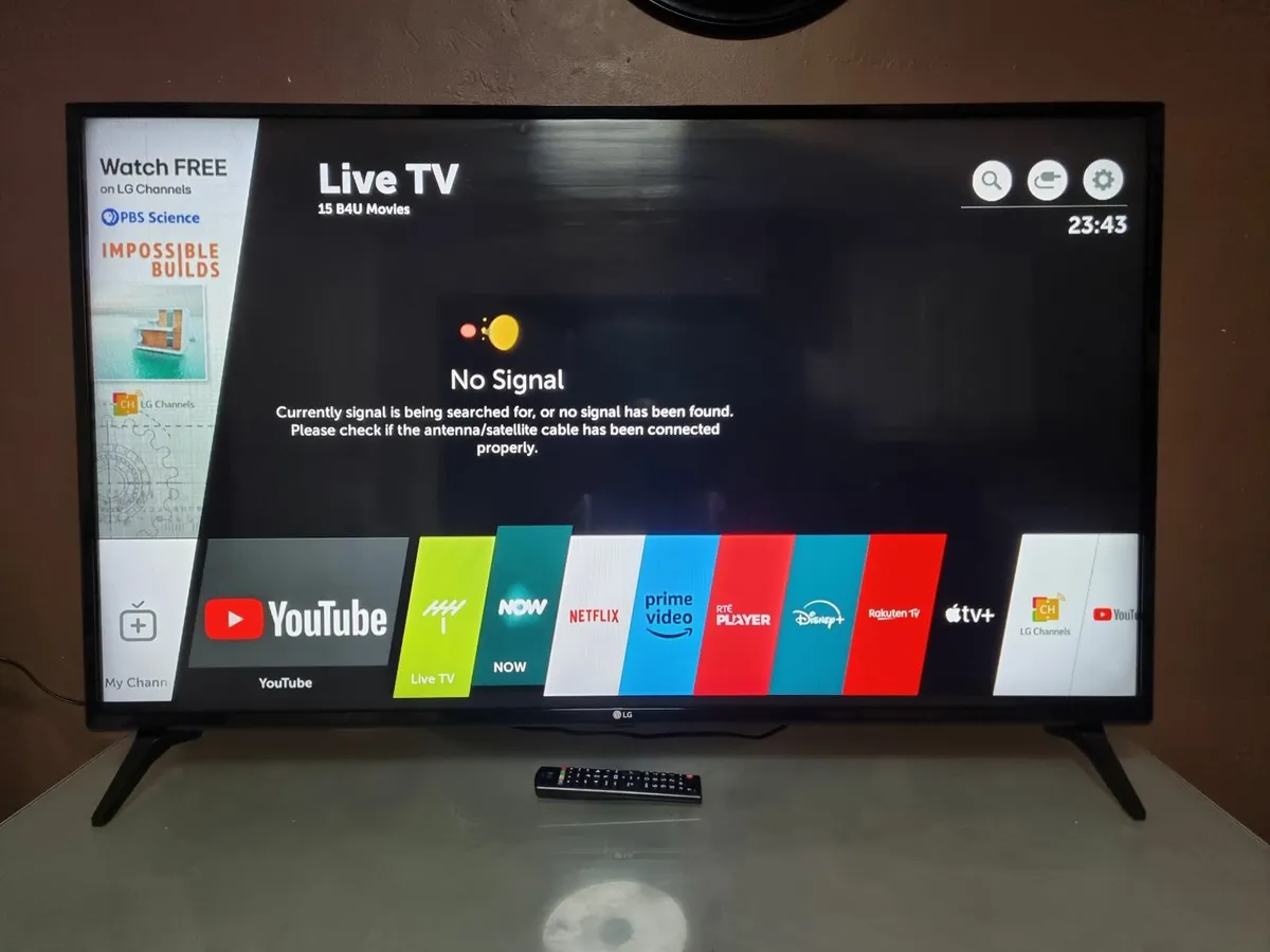49'' LG Freeview HD Smart LED TV WebOs - Image 1