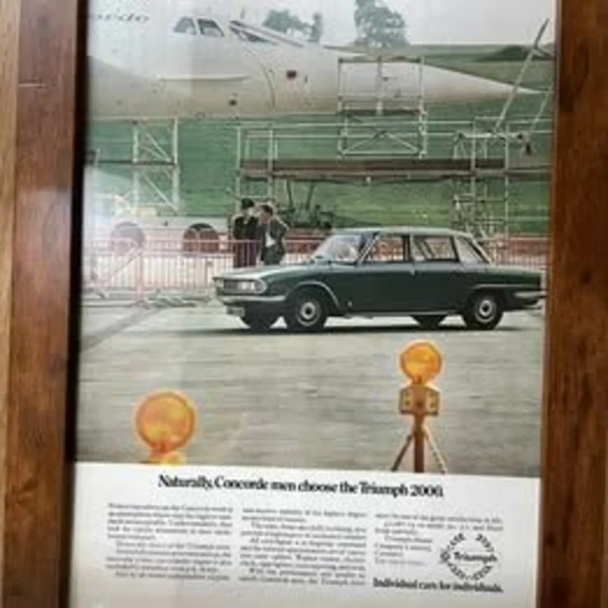 Original Framed Vintage Adverts from 1930s – 1970s - Image 4