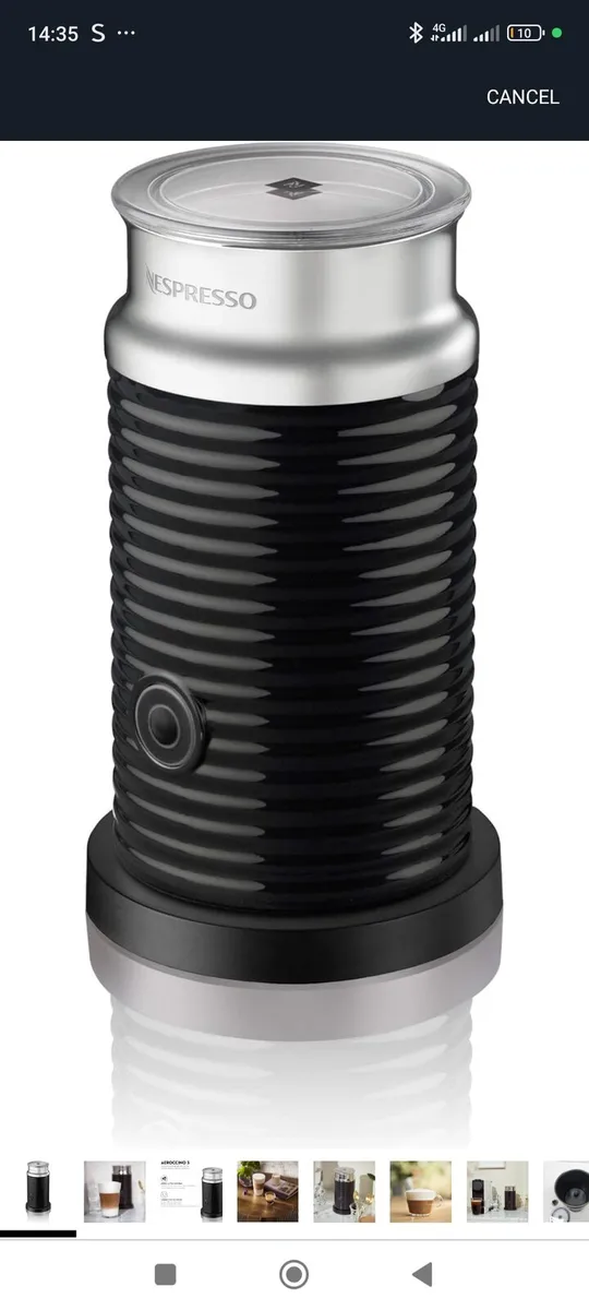 Nespresso vertuo Pop (yellow) & Frother - Image 3