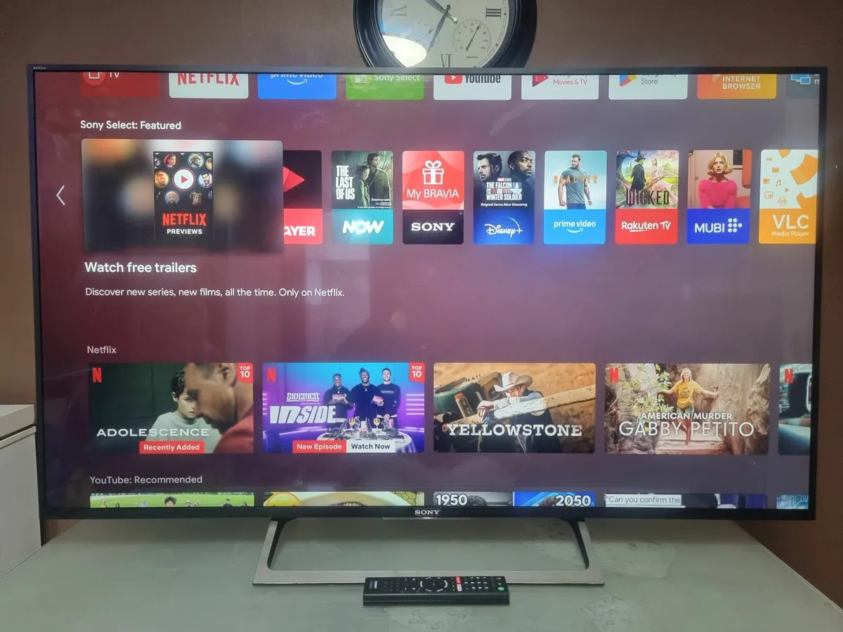 55" Sony 4K Ultra HD HDR Android Smart LED TV - Image 2
