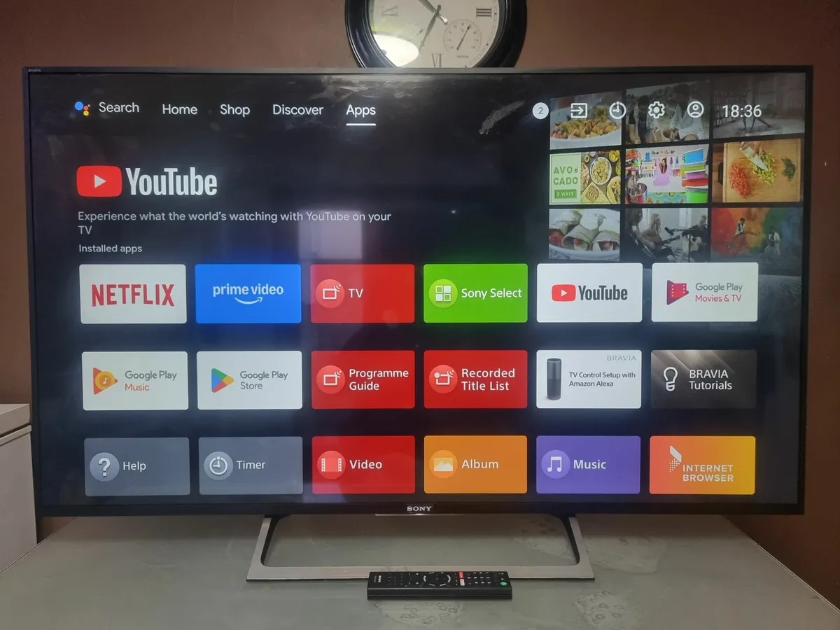 55" Sony 4K Ultra HD HDR Android Smart LED TV - Image 3