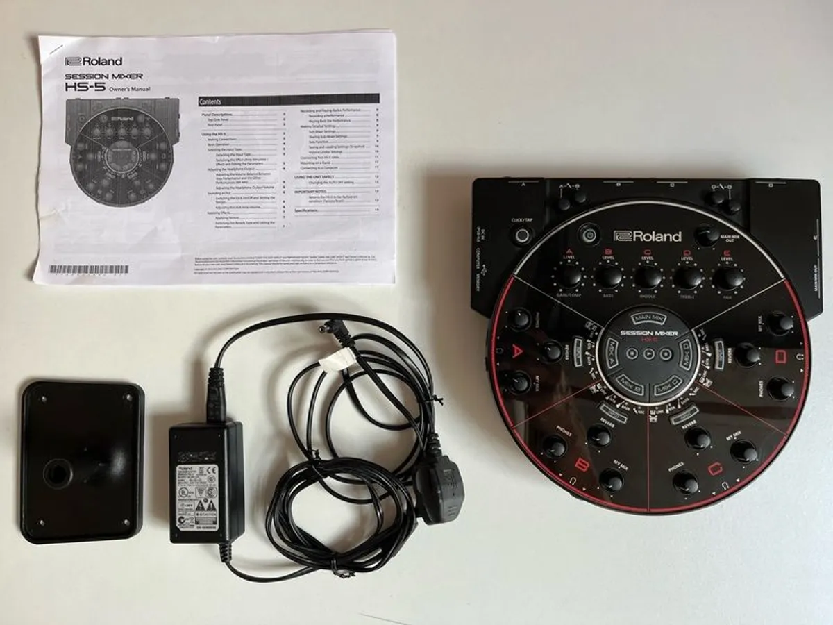 Roland HS-5 Headphone Session Mixer for Silent Rehearsal - Image 2