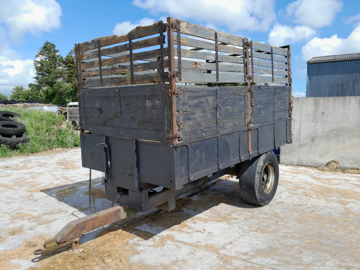 Tipping silage/ grain trailer 12x7 - Image 1