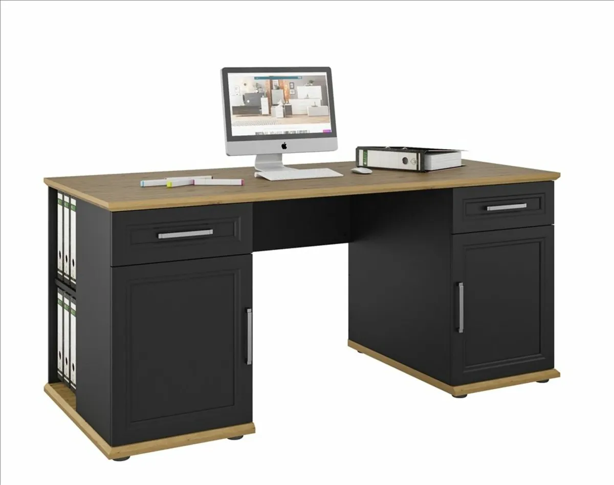 New Villo Executive Desk & Storage set £650 + VAT - Image 2