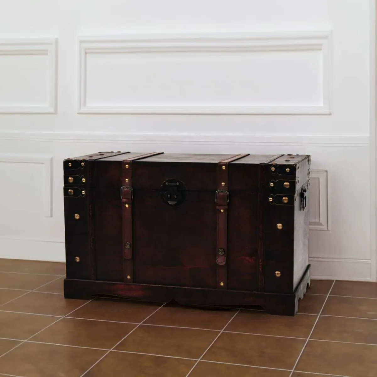 [Free P&P] New Vintage Treasure Chest Storage Box - Image 2