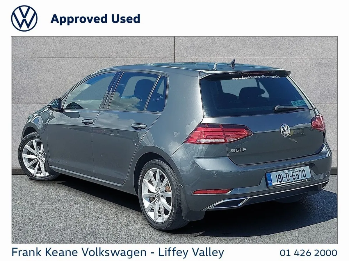 Volkswagen Golf Highline Auto 1.0tsi 115BHP  rear - Image 3