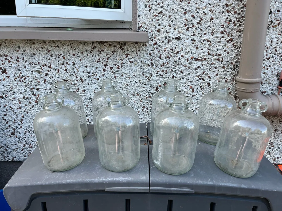 8 carboys/demijohns