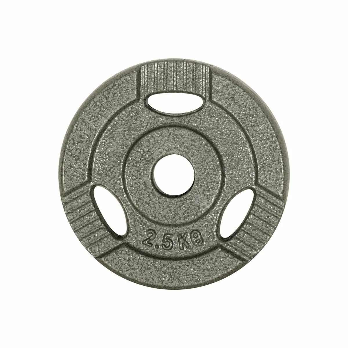 1" Standard Cast Iron Tri Grip Weight Plates(Pair) - Image 4