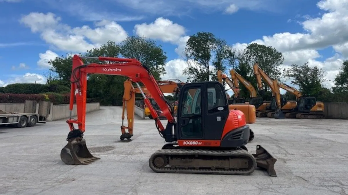 2011 Kubota KX080-3 - Image 1