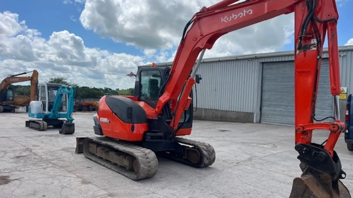 2011 Kubota KX080-3 - Image 4