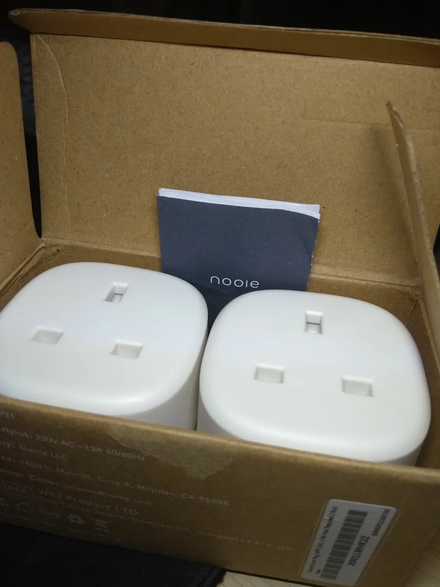 X2 Nooie smart plugs - Image 1
