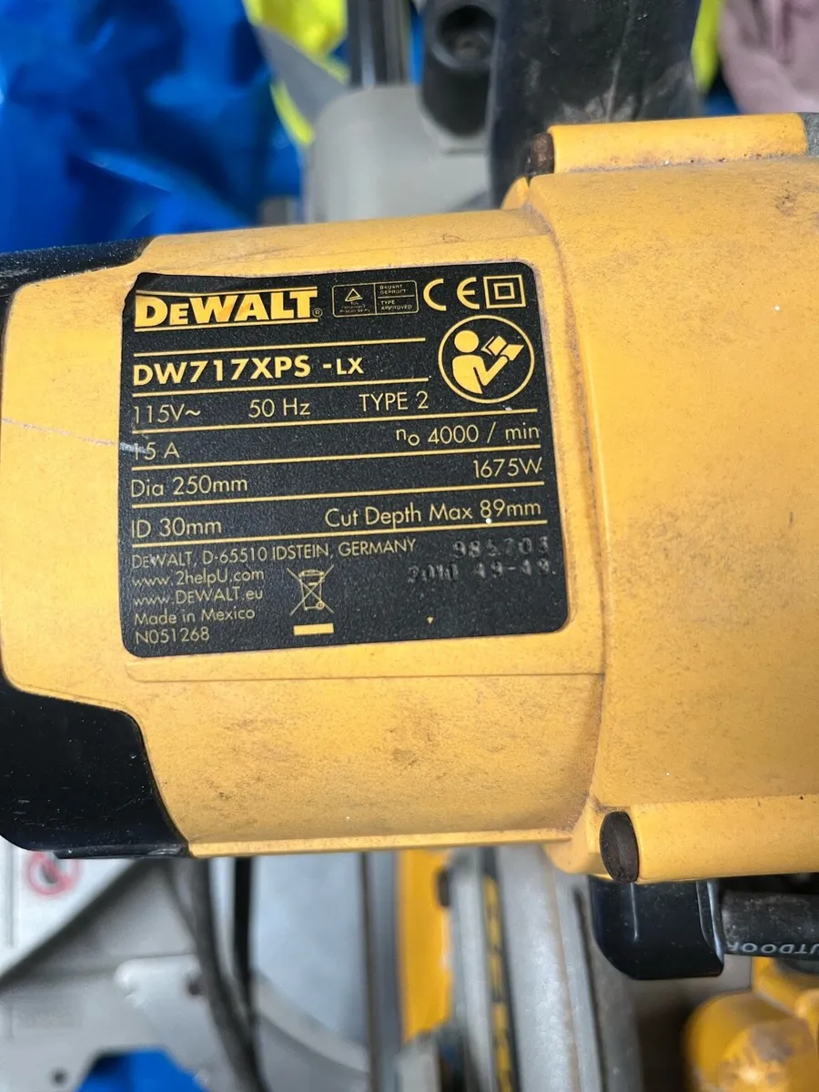 Dewalt 10inch Chop Saw - Image 1