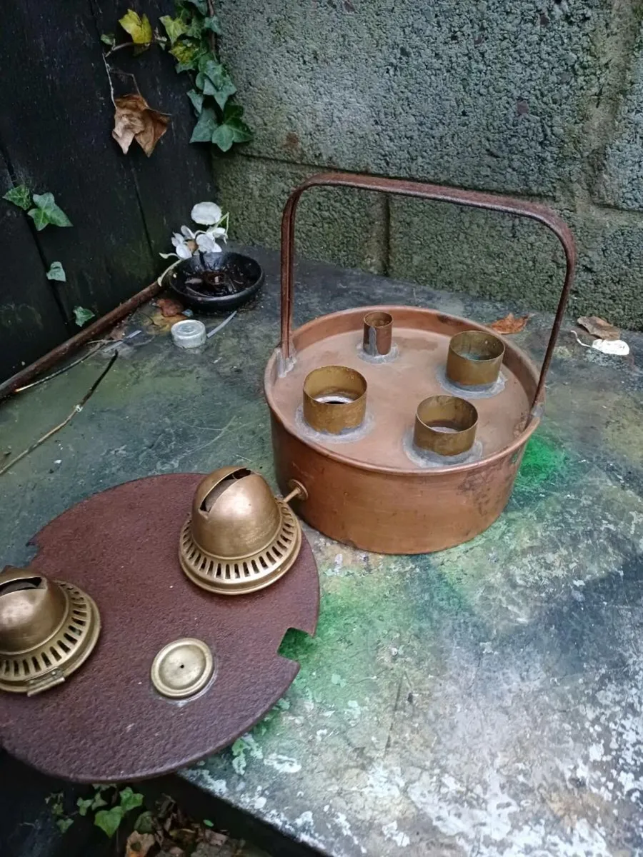 1950s Kerosene Double Burner - Image 4
