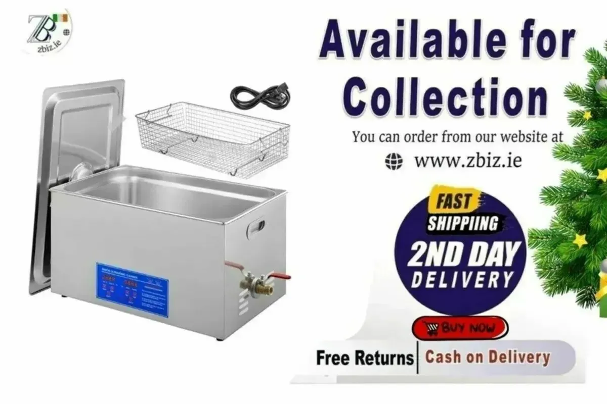 22L Ultrasonic Cleaner: Tough Cleaning Made Easy - Image 1