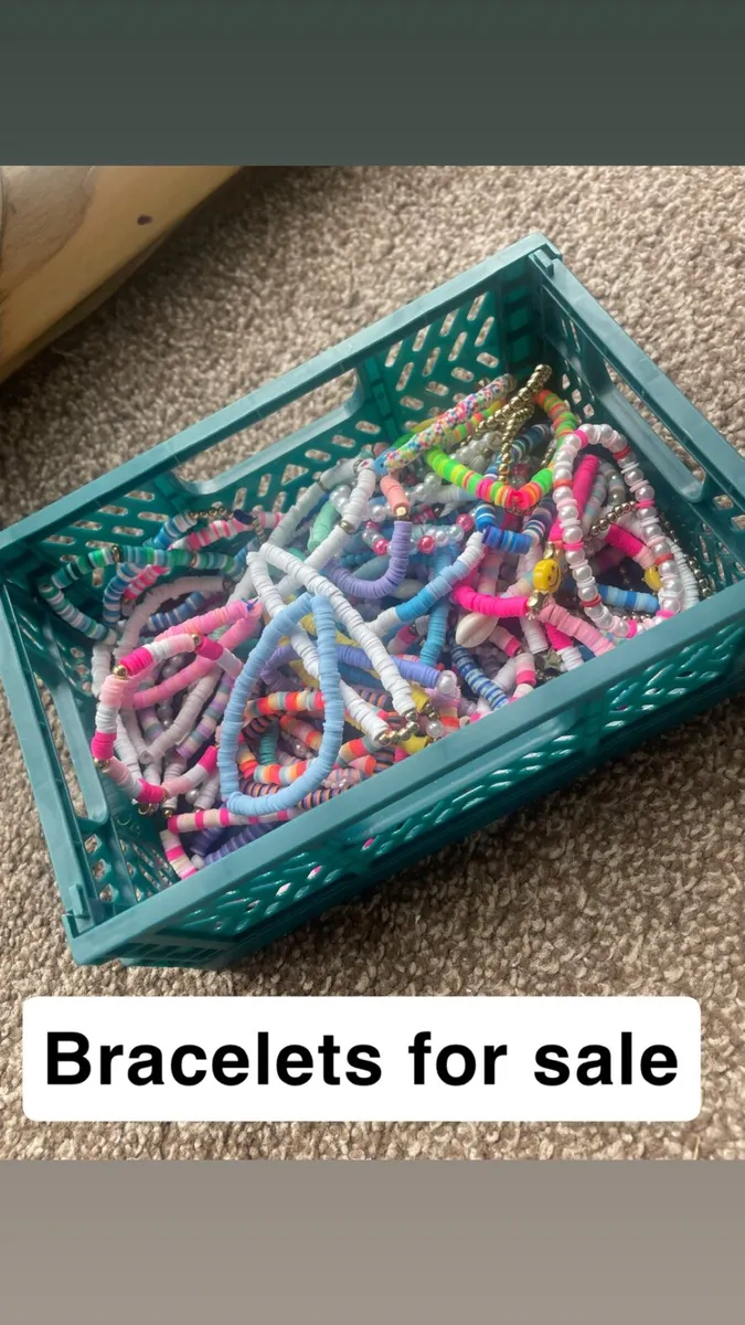 Homemade bead bracelet - Image 1