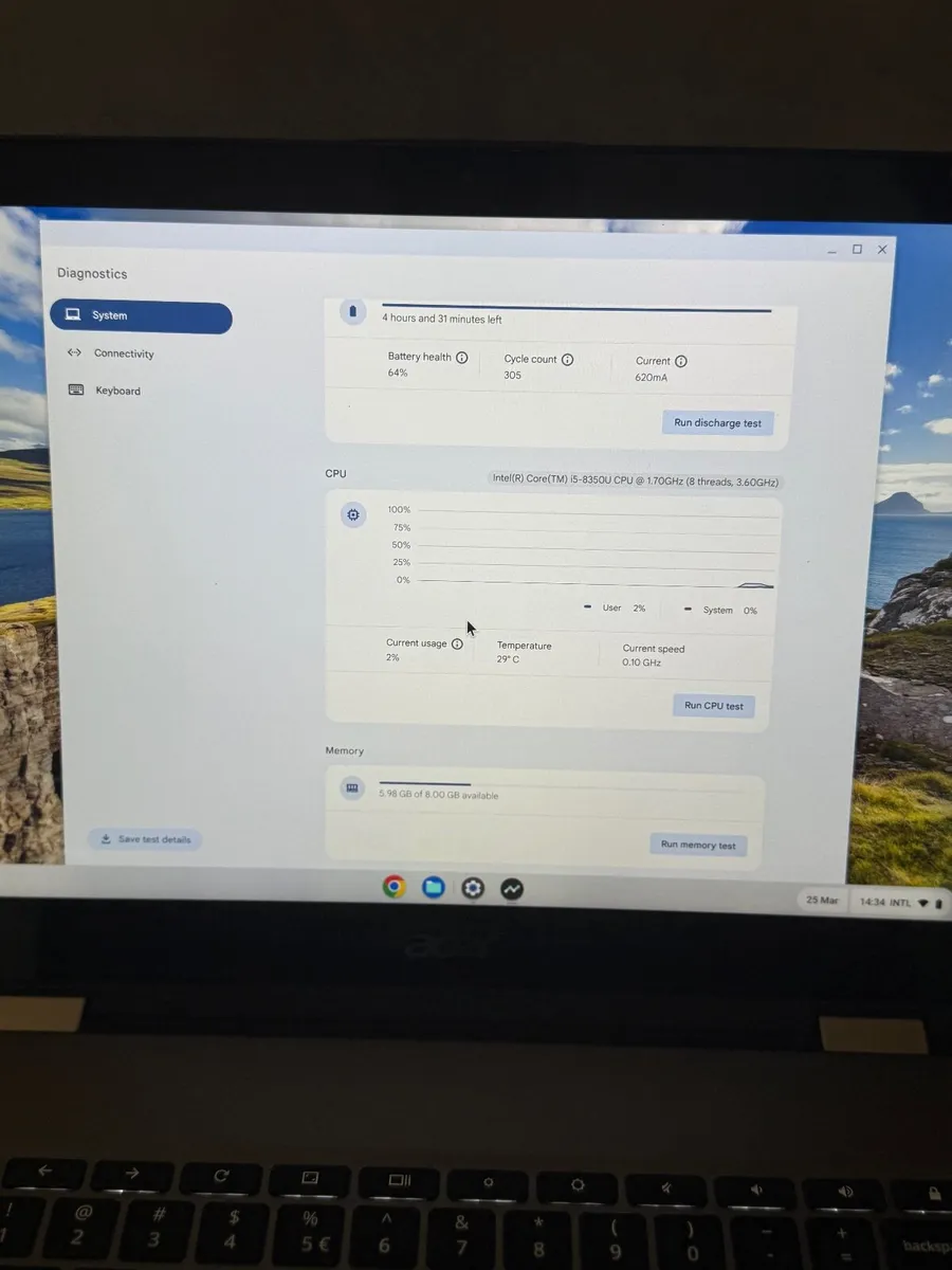 Acer Spin 13 ChromeBook 2in1 Laptop i5/8GB/64GB - Image 3