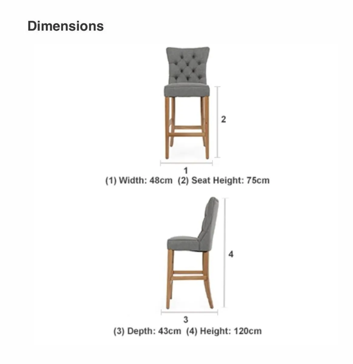High Back Stools - Image 3
