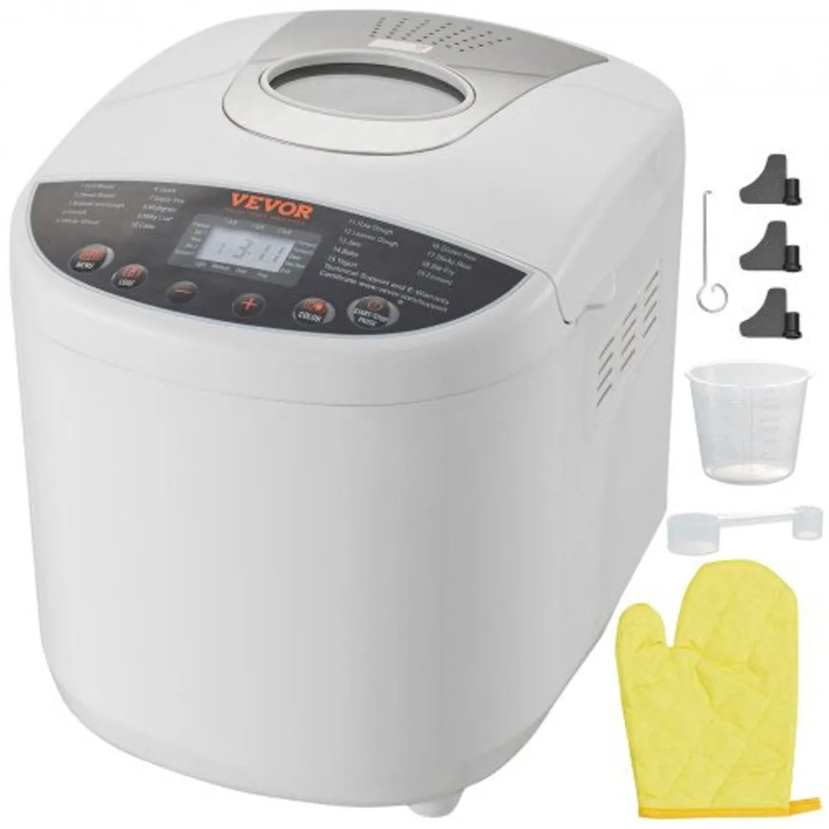 Bread Maker, 19-in-1 2LB Dough Machine, Nonstick C