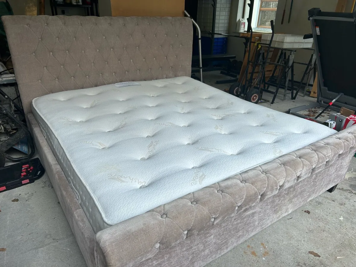 Super king bed and mattress as new - Image 1