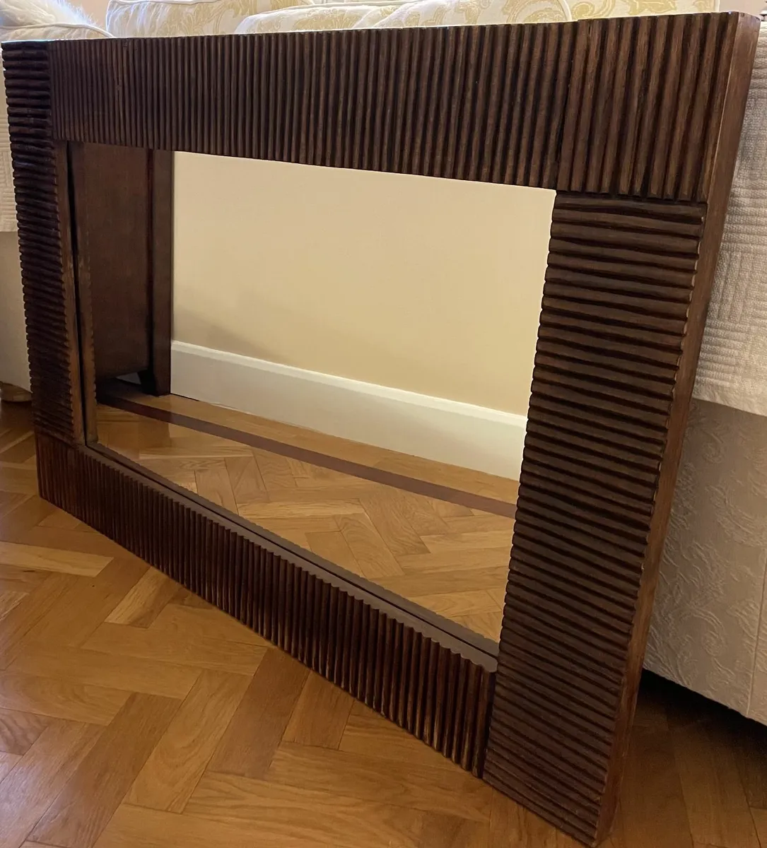 Hardwood Mirror - LARGE (119cm x 80cm) - Image 1