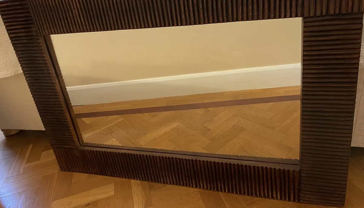 Hardwood Mirror - LARGE (119cm x 80cm) - Image 3