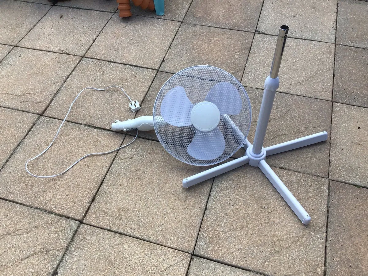 Pedestal Adjustable 3 speed fan - Image 4