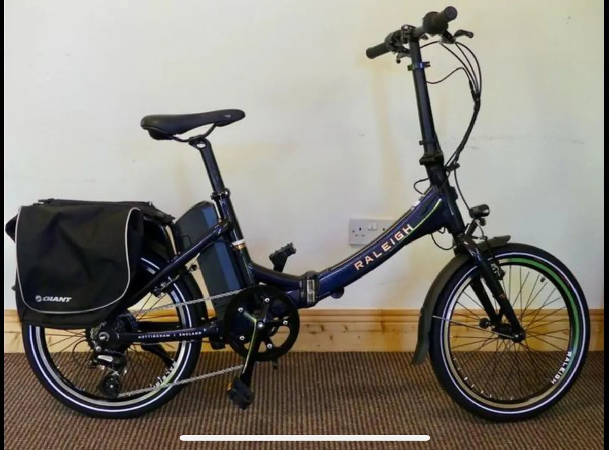 Raleigh Stow-E-Way Electric Folding City Bicycle - Image 1