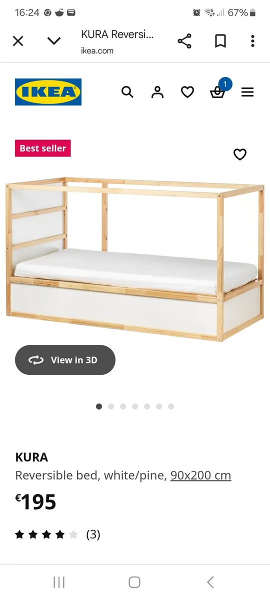 Ikea kids bed - Image 1
