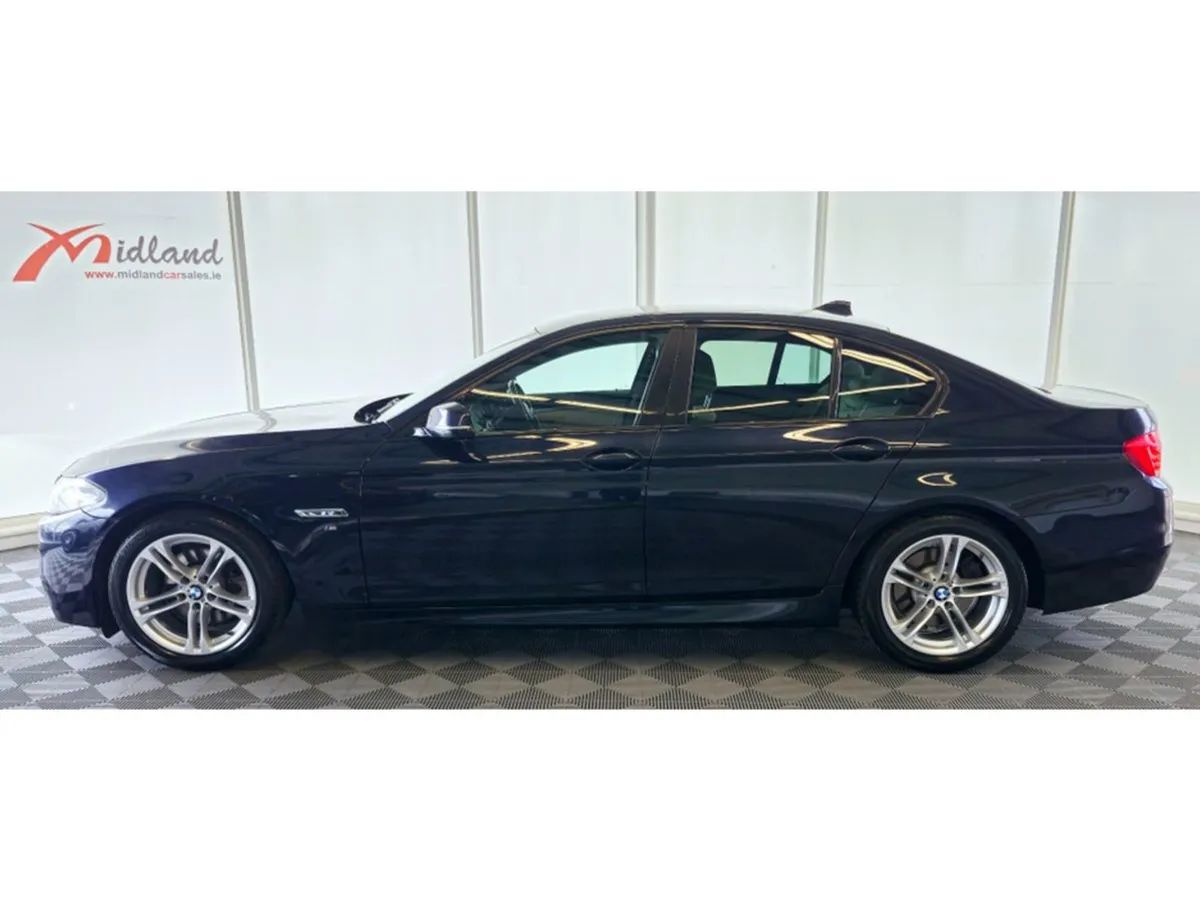 BMW 5 Series 520D M Sport  low Km s oyster Leathe - Image 2