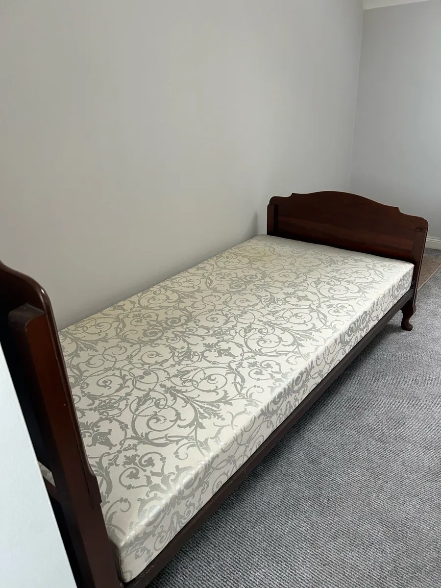 Mahogany Bed Frame + Base (price each) - Image 3