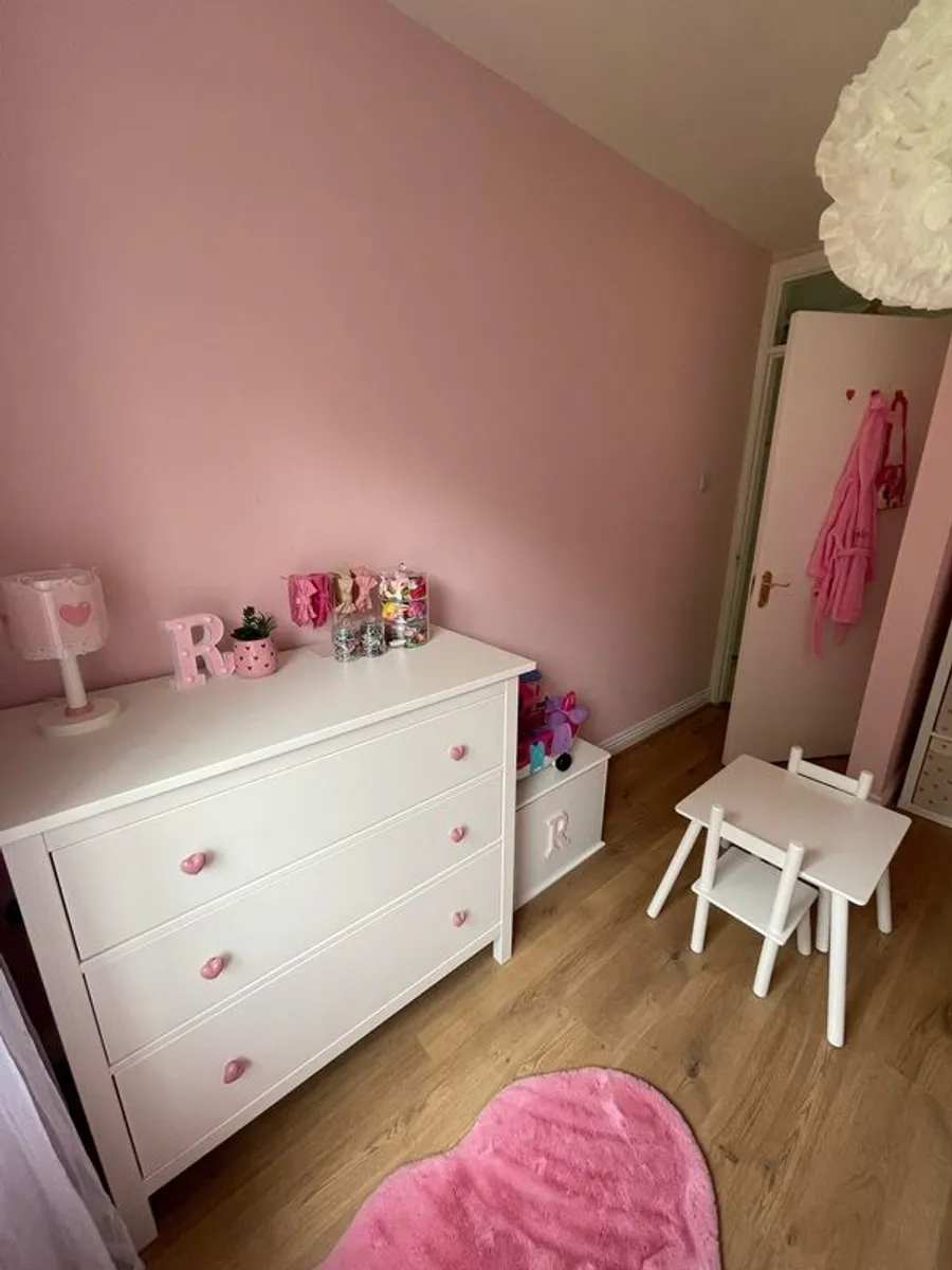 Ikea Hemnes Bed And Chest Of Drawers - Image 1